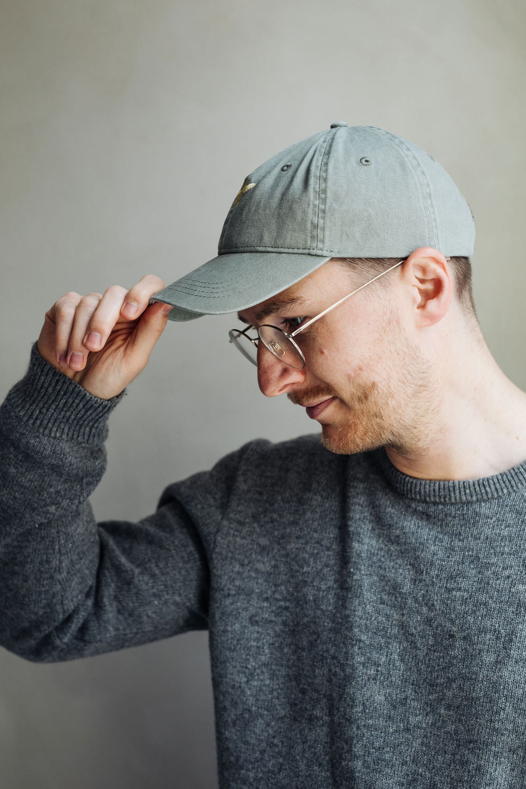 Dad Cap Almond Green