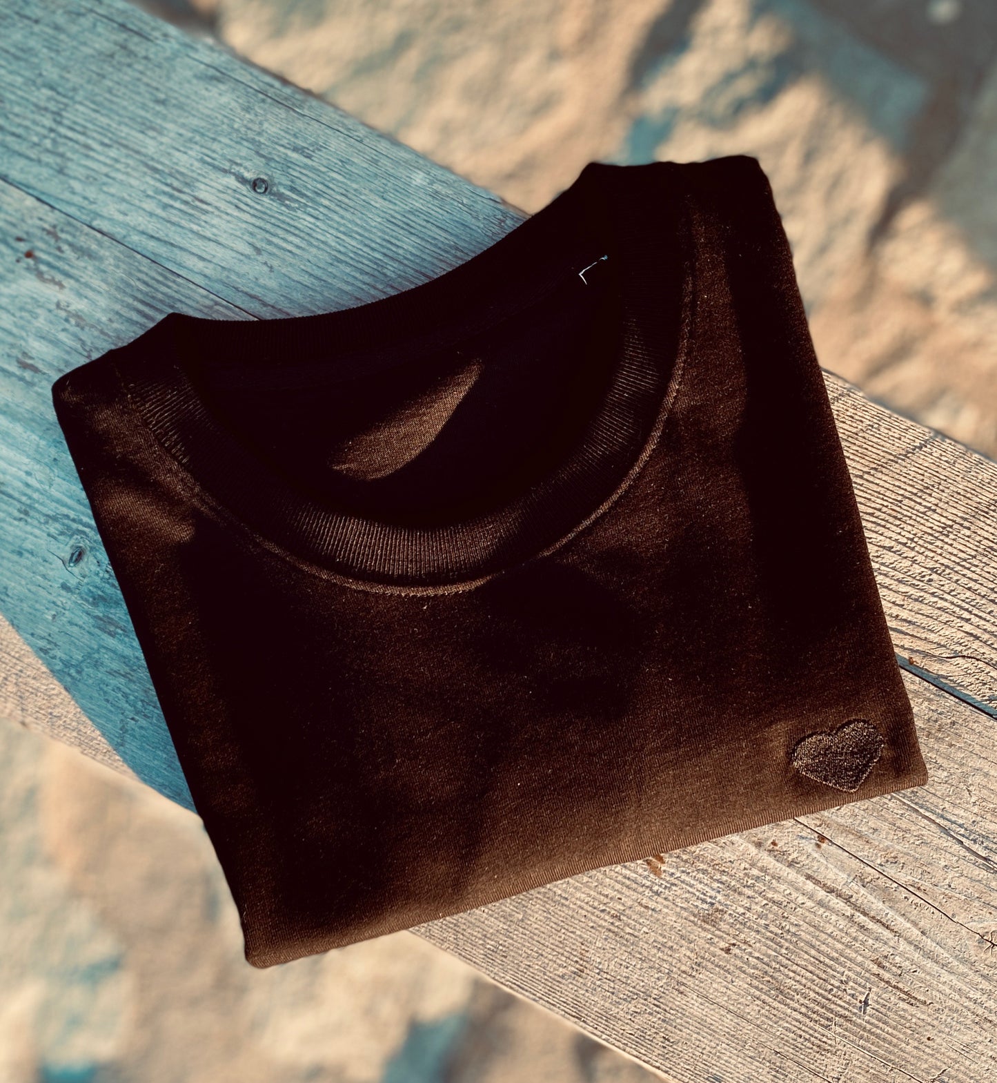 Longsleeve Herz Schwarz