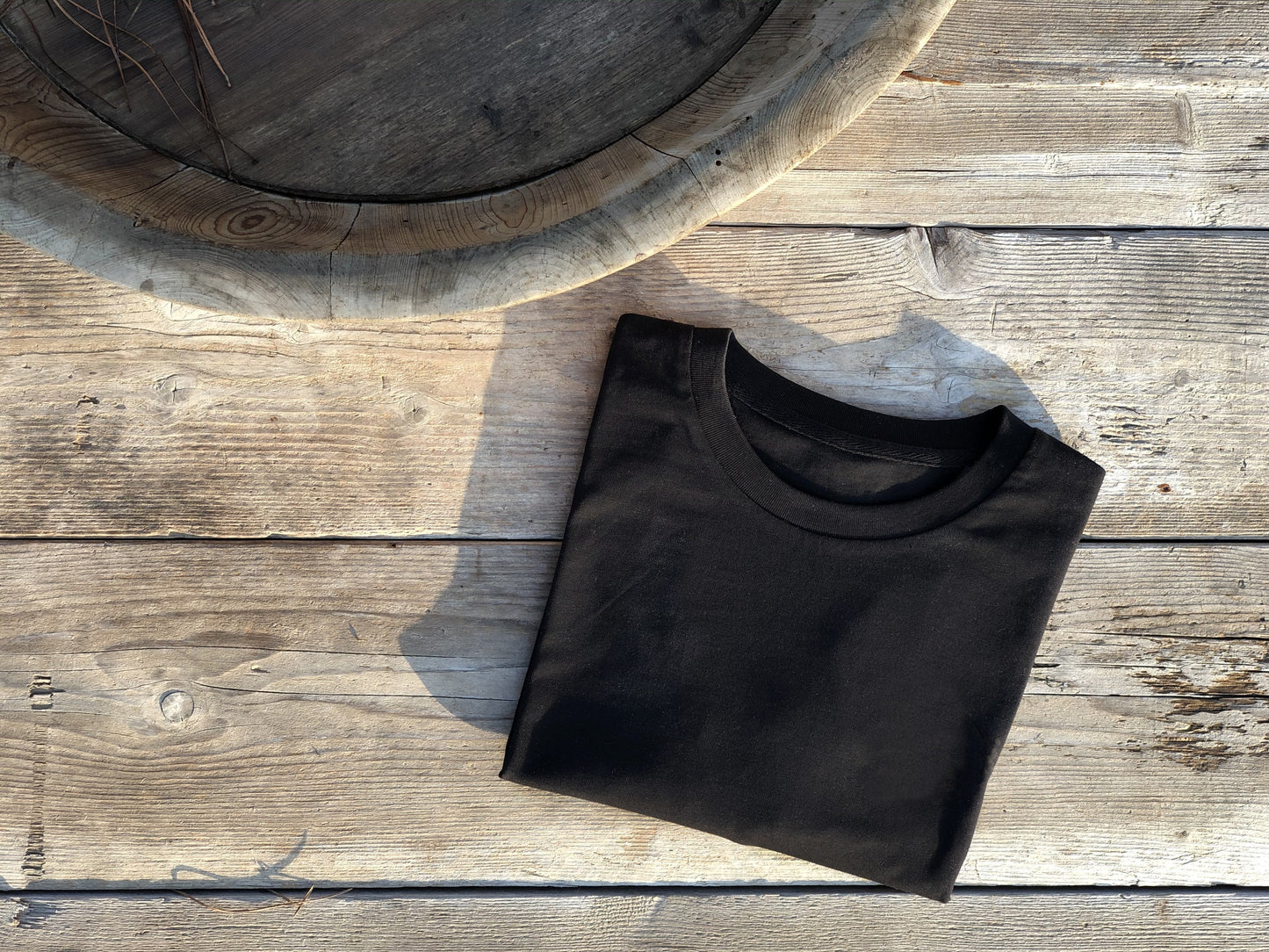 T-Shirt Bio Baumwolle Schwarz