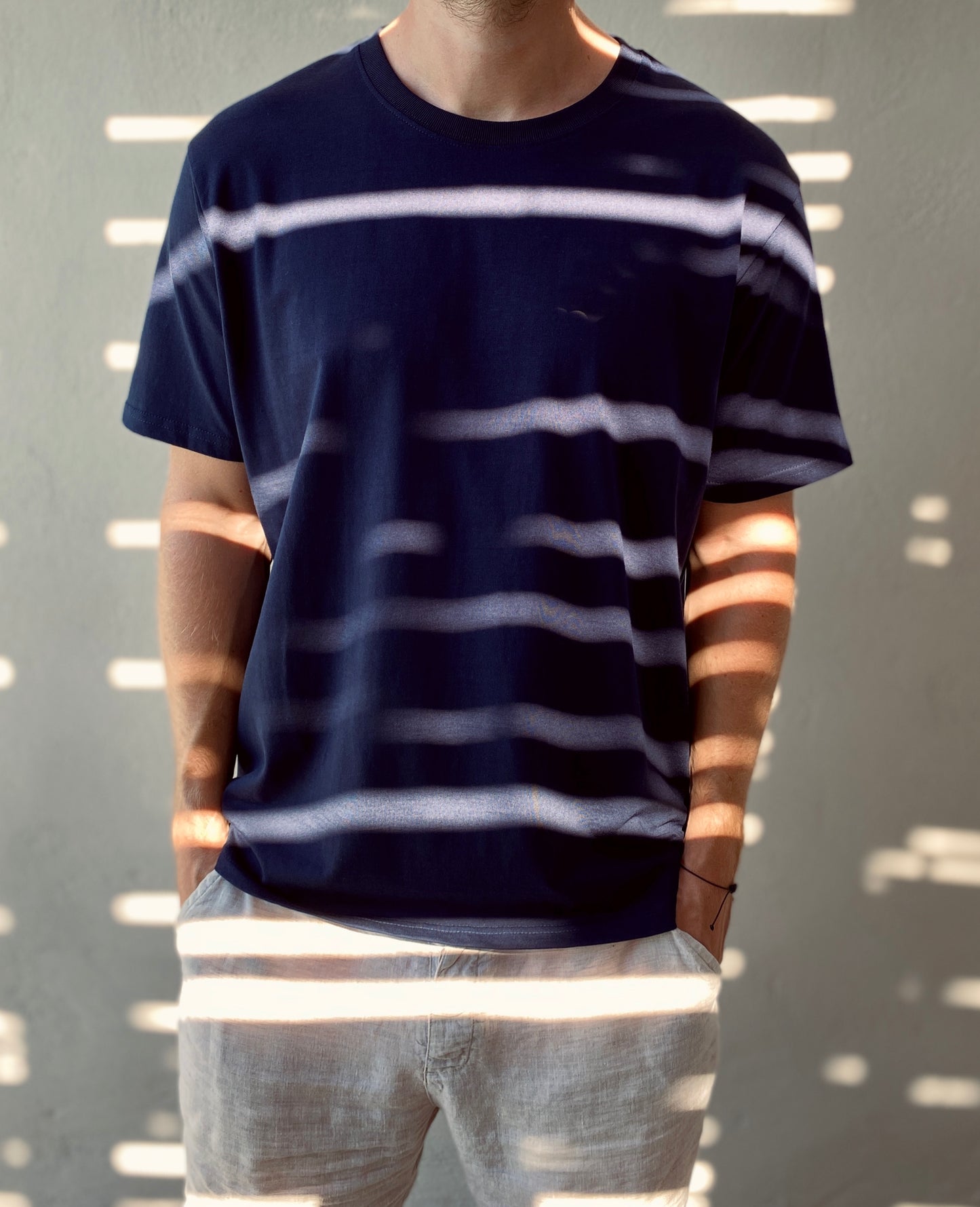T-Shirt Bio Baumwolle Blau