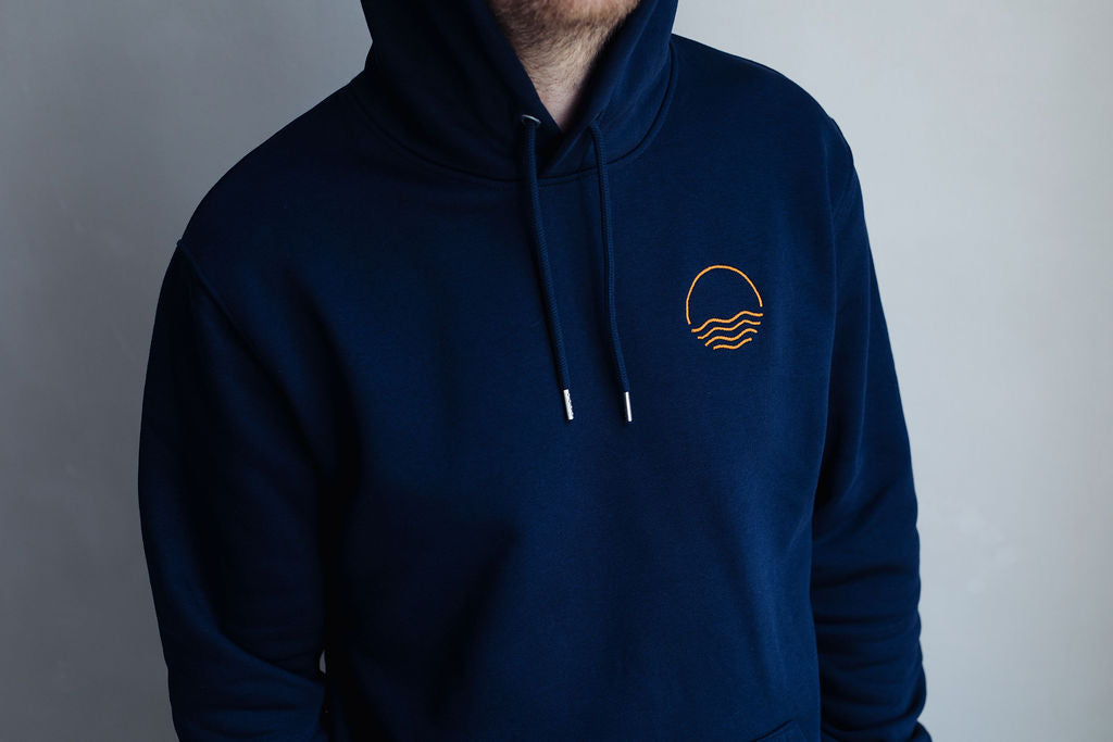 Hoodie Sonne & Meer Blau